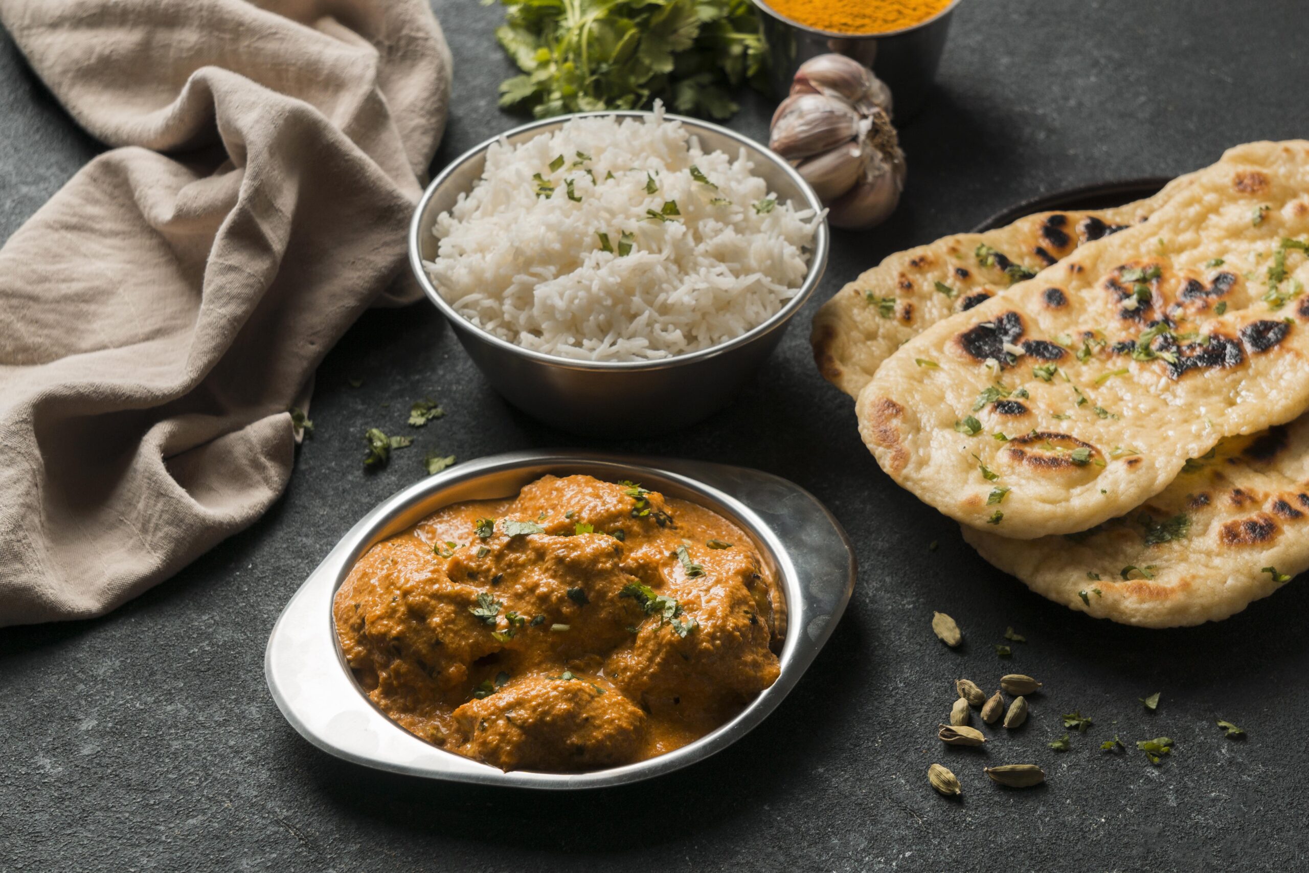 high-angle-indian-food-arrangement